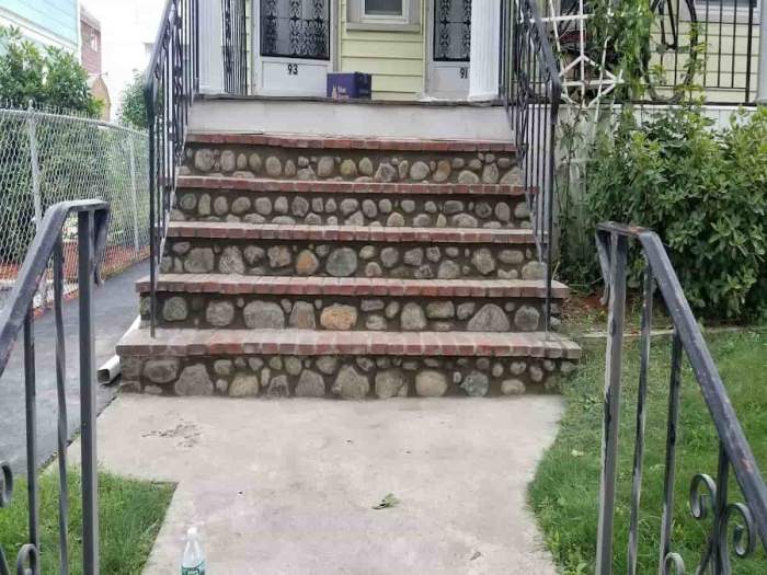 Natural installation stone