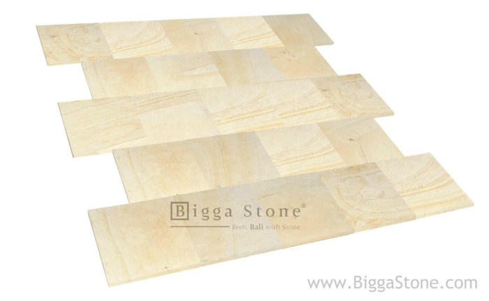 Stone palimanan bali tiles yellow natural supplier exporter