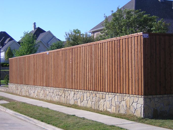 Fence stone columns services austin