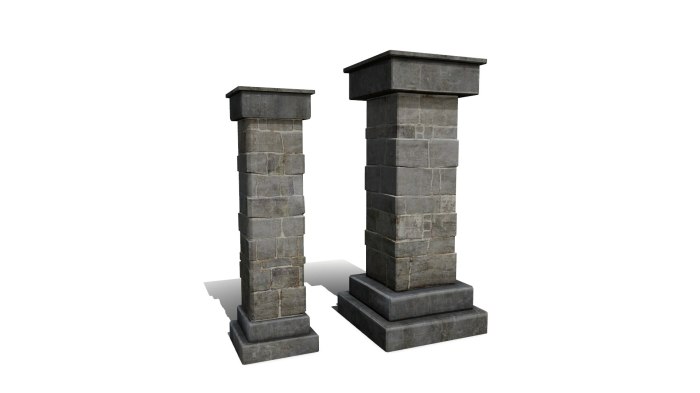 Stone pillars pillar column china columns decorative garden stones blue outdoor sp porch